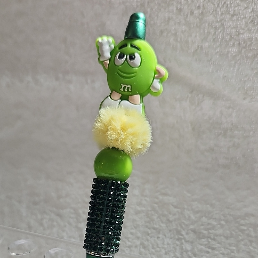 Green M&M Kids Hair Accessory